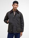 Barbour Classic Bedale Classic Wachsjacke Olivgrün Model / Voorkant