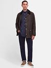 Barbour Ashby Wax Jas Olive Model / Voorkant