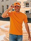 Gorra Steppin' Out con logotipo, naranja Model / Voorkant