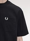 Fred Perry T-shirt nero Model / Detail