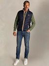 NZA Bodywarmer Puffer Navy Model / Voorkant
