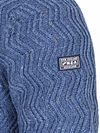 NZA Half Zip Swirl Kymara Naps Knit Melange Blue