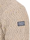NZA Half Zip Swirl Kymara Naps Knit Mélange Beige