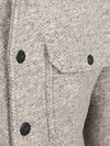 Overshirt NZA Willow z mieszanki wełny w kolorze greige Product / Detail