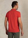 NZA Henley Piké Polo Röd Model / Achterkant
