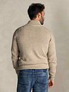 NZA Pull Mocker Adan Conor Melange Beige chaud Model / Achterkant