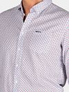 NZA Shirt Aidan Print Blue Model / Detail