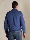 Sweter NZA Akar Melange half zip w kolorze niebieskim Model / Achterkant