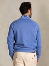 Sweter NZA French Rib z logo w kolorze niebieskim Model / Achterkant