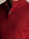 NZA Pullover Mocker Adan Cherry Red Model / Detail