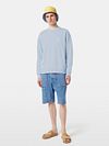Sweter Scotch and Soda z haftem, jasnoniebieski Model / Voorkant
