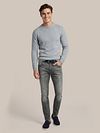 Sweter Suitable w splocie bouclé w kolorze niebieskim Model / Voorkant