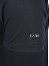 T-shirt Slater Basic Extra Long, zestaw 2 sztuk, z dekoltem w serek, granatowy Product / Detail