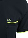 T-shirt Sun68 Piqué Fluo Stripe w kolorze granatowym Product / Detail