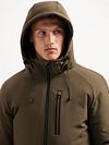 No Excess Jakke Softshell Taupe Model / Voorkant