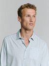 Camisa estampada No Excess en azul claro Model / Voorkant