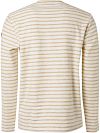 No Excess T-Shirt de manga larga a rayas beige Product / Achterkant