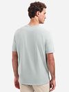 No-Excess Basic Camiseta Liso Azul Model / Achterkant