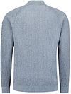 No Excess Jersey Half Zip Chenilla Blauw Product / Achterkant