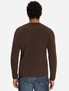 No Excess Jumper Bouclé Marl Brown Model / Achterkant