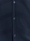 No Excess Knitted Top Navy Model / Detail