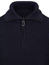 No Excess Maglione Half Zip Costine Navy Product / Detail