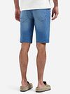 No Excess Pantalones Cortos Vaqueros Stretch Bleach Model / Achterkant