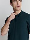 No Excess Polotröja Med Halv Dragkedja Blå Model / Voorkant