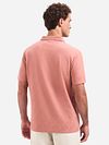 No Excess Jacquard Poloshirt Riva Coral Model / Achterkant