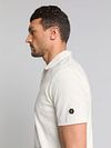 No Excess Polo-shirt Terry Jacquard i Kridt Model / Zijkant