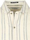 No Excess Short Sleeve Hemd Streifen Ecru Product / Detail