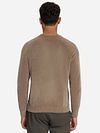 No Excess Sweater Chenille Light brown Model / Achterkant