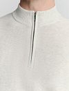 No Excess sweter Half Zip w kolorze Kit Melange Model / Detail