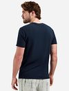 No-Excess T-Shirt Jacquard Navy Model / Achterkant