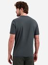 No-Excess T-Shirt Solid Basic Dark Steel Model / Achterkant