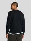 Lyle & Scott Sweater Noir Model / Achterkant