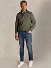 NZA Akar Maglione Mezza Zip Army Model / Voorkant