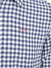 NZA Camicia in flanella Coarse con colletto button-down blu Product / Detail