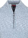 NZA Genser Half Zip Thames Milton Slub Blå Product / Detail