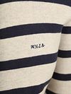NZA Half Zip Sweater Wanake Stripe Ecru Product / Detail