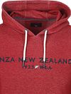 NZA Hoodie Diamond Logo Melange Körsbärsröd Product / Detail
