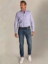 NZA Picton Camicia A Quadri Multicolour Model / Voorkant