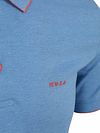 NZA Polo Henley Piqué Sailing Blauw Product / Detail