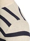NZA Pull Wanake Demi-Zip Stripe Ecru Product / Detail