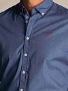 NZA Shirt James Oban Poplin Blue Model / Detail