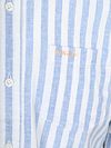 NZA Shirt Picton Linen Blend Stripe Bleu Product / Detail