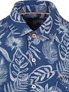 NZA Skjorte Kort Ærme Piqué Flower Print Blå Product / Detail