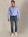NZA Tuki Camisa Jacquard Azul Model / Voorkant