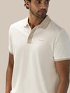 State of Art Poloshirt Jersey Ribbed Contrast Kit Model / Detail