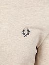 Fred Perry Half Zip Trøje Melange Beige